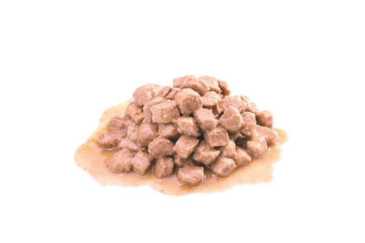 ViVAPET Katzen-Nassfutter Saftige Häppchen Rind und Leber